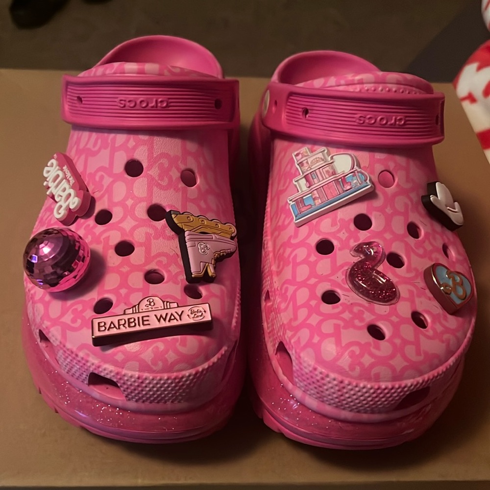 Barbie Crocs with Jibbitz Crush